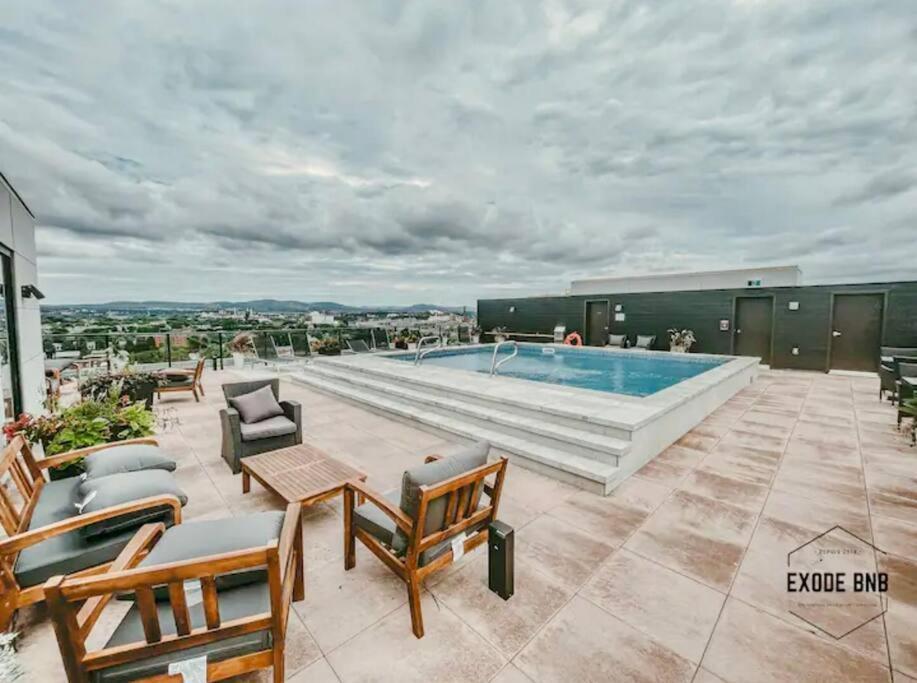Condo - 305 Piscine Bbq Wifi Quebec City Exterior photo